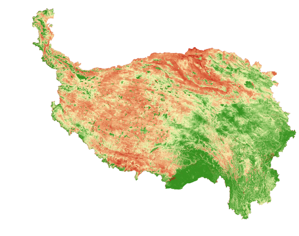 青藏高原Landsat系列卫星遥感归一化燃烧指数（NBR）产品（1980s-2019）