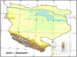 SRTM DEM data of the Heihe River Basin (2000)