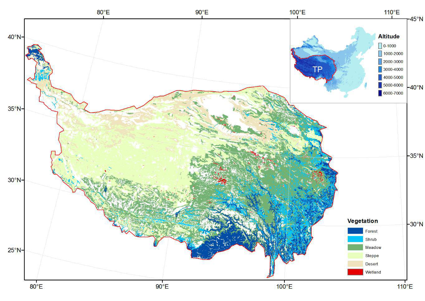 泛第三极地区植被地上和地下生物量及土壤碳数据集（2015-2017）