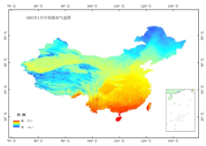 1-km monthly maximum temperature dataset for China (1901-2021)