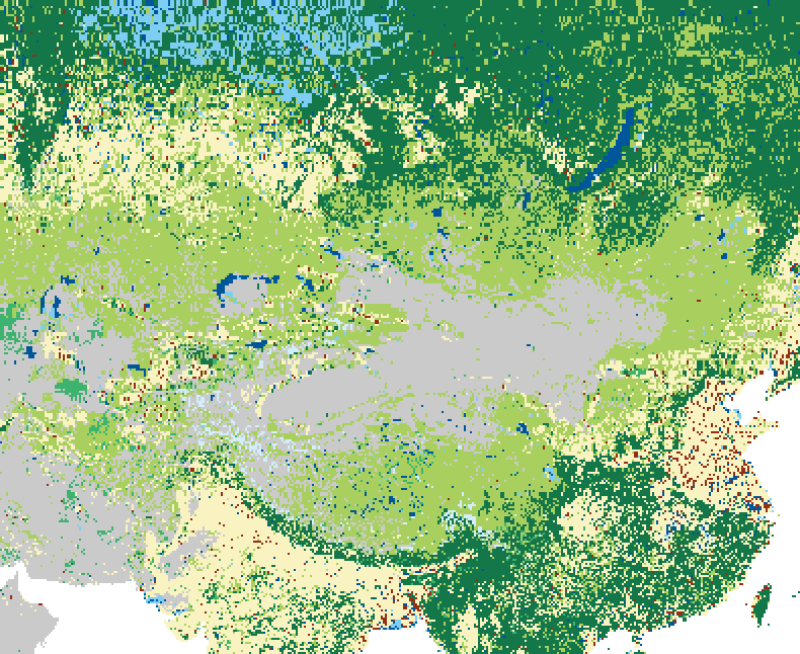 The 30-m land cover data of Tibetan Plateau (2010)