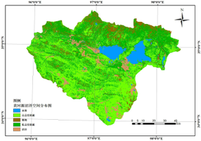 Spatial distribution map of marsh in the source region of the Yellow River on the Qinghai-Tibet Plateau (2013)