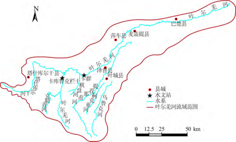 Population, urbanization, GDP and industrial structure forecast scenario data of the Yerqiang River Basin (Version 1.0) (2010-2050)