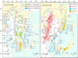 Temporal and spatial distribution map of Yanshanian tectonic-magmatic-deposits in Northeast Asia