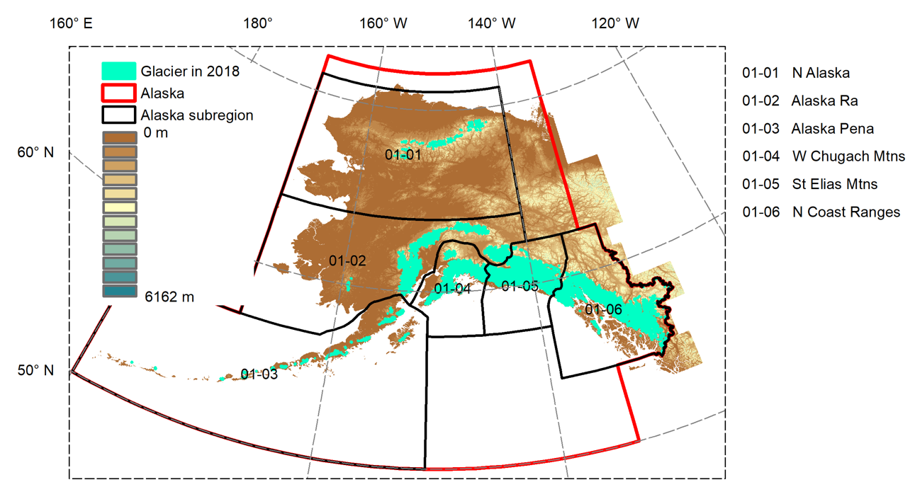 An updated glacier inventory (2018) for the Alaska region using Landsat 8 OLI