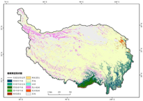 A new vegetation map for Qinghai-Tibet Plateau by integrated classification from multi-source data products（2020）