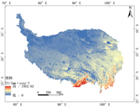 8 km resolution evapotranspiration dataset of the Tibetan Plateau (1990-2015)