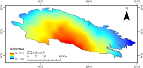 祁连山地区活动层厚度及冻结深度变化时空分布图