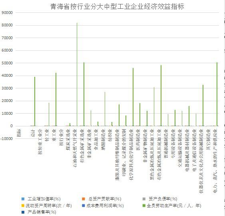 Economic benefit index of large and medium sized industrial enterprises by industry in Qinghai Province (2001-2006)