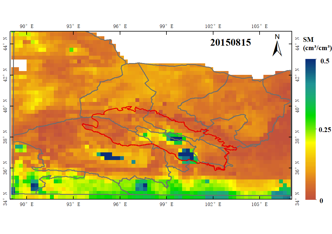 AMSR-E and AMSR2 TB-based SMAP time-expanded daily 0.25°×0.25° land surface soil moisture dataset in Qilian Mountain Area (SMsmapTE, V1)