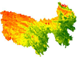 三江源 Spot vegetation NDVI数据集（1998-2013）