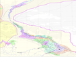 黑河流域灌区与干支渠分布图