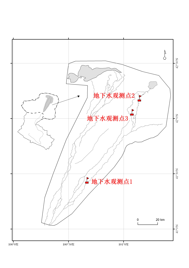 额济纳三角洲地下水位埋深、盐度数据（2011-2013）