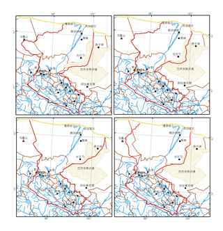 黑河流域边界数据集（1985、1995、2000、2005、2010）