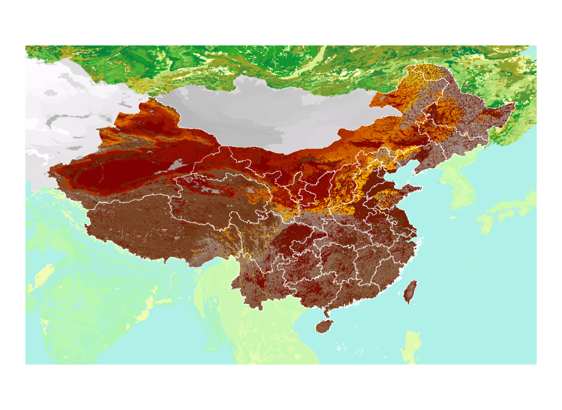 China soil map based harmonized world soil database (HWSD) (v1.1) (2009)