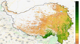 青藏高原30米叶面积指数产品（2010-2019）