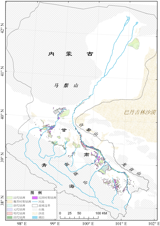 黑河流域历史时期垦殖绿洲空间分布数据集