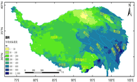 青藏高原地区实际蒸发时空分布产品（1998-2017）
