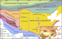 Permian detrital zircon data on the southwestern margin of the North China plate