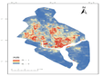 Spatial distribution data set of extreme precipitation disaster risk in Yangon deepwater port area (2019)