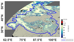 MODIS daily cloud-free factional snow cover data set for Asian water tower area (2000-2022)