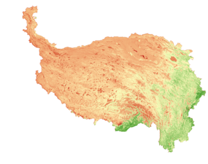 Landsat modified soil adjusted vegetation index (MSAVI) products over the Tibetan Plateau (1980s-2019)