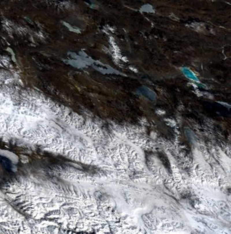 青藏高原逐月MODIS雪盖产品（2001-2005）