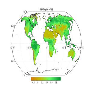 Global GIMMS NDVI3g v1 dataset (1981-2015)