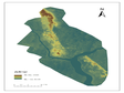 10m level elevation data set of Yangon deepwater port area (2019)