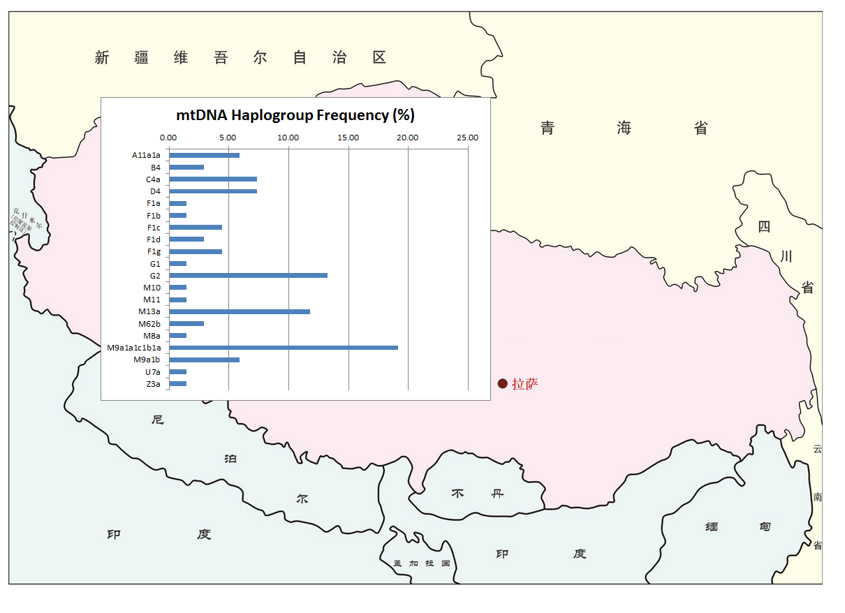 Mitochondrial genome sequencing data of Tibetan population in Lhasa