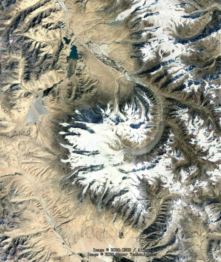Data set of glacier advance and retreat range in Karakoram area