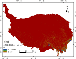 Data Set of Soil Conservation over the Qinghai-Tibet Plateau with a resolution of 8 km (1990-2015)