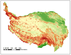 Topographic relief and suitability evaluation data set of Qinghai Tibet Plateau