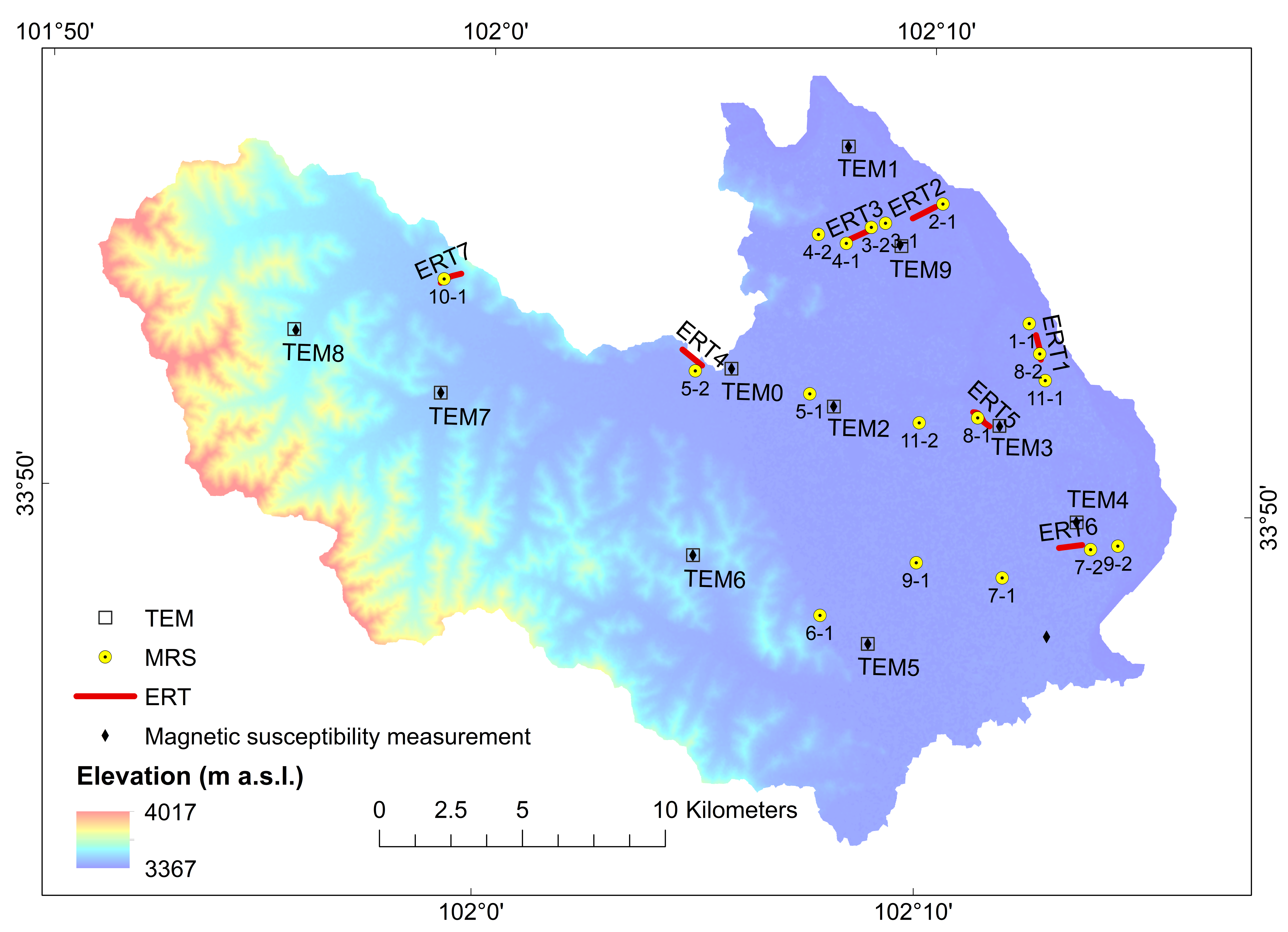 青藏高原玛曲县单个流域多维观测数据集（2018-2019）