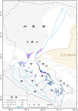 黑河流域中上游明代到民国时期的古渠道分布数据集