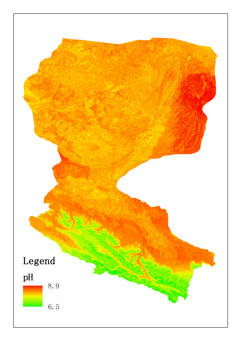Digital soil mapping dataset of soil pH in the Heihe river basin (2012-2014)