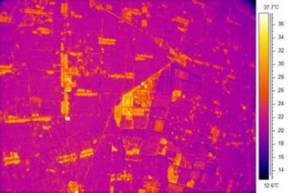 Thermal imaging data of corn and vegetable fields in the middle reaches of Heihe River (2012)
