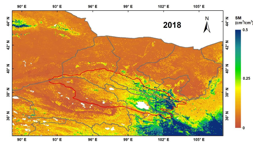 Daily 0.05°×0.05° Land Surface Soil Moisture Dataset of Qilian Mountain Area (2018,SMHiRes, V1)