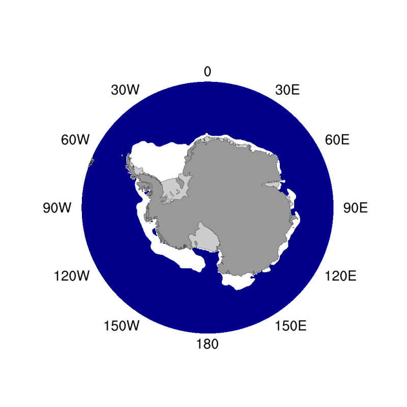 NSIDC Antarctic sea ice dataset (1978-2017)