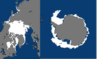 Antarctic and Actic sea ice data set (1979-2019)