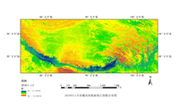 环北极圈和青藏高原植被修正指数后处理产品（2013，2018）
