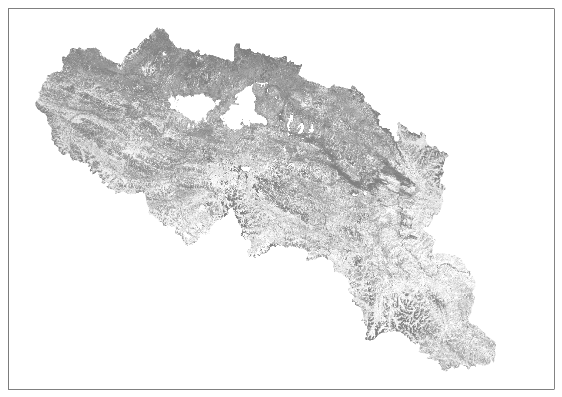 青藏高原黄河源区植被覆盖度空间分布图（2015）