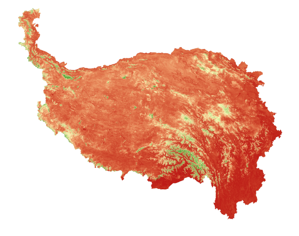 Landsat salinity index (SI) products over the Tibetan Plateau (1980s-2019)