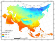 Dataset of  the multi-year average of temperature  for the Green Silk Road (2010) V1.0