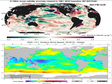 Global ocean temperature  and ocean wind dataset (1990-2018)