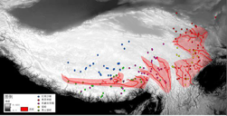 青藏高原高海拔区域两栖爬行动物代表物种的遗传多样性热点及优先或重点保护区域图件资料