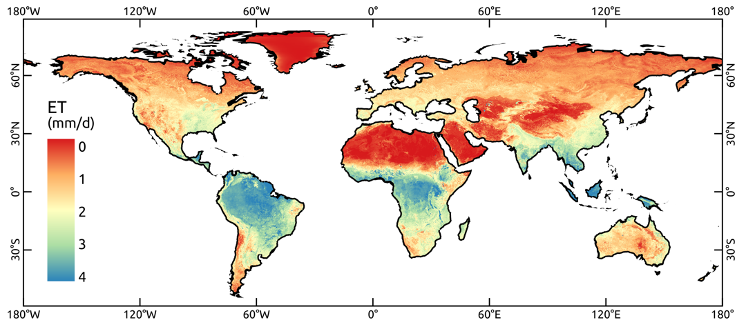 Global Land Surface Actual Evapotranspiration (2013-2014)