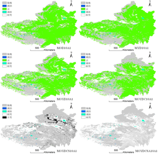 MODIS daily cloudless snow products in the Tibetan Plateau (2002-2010)
