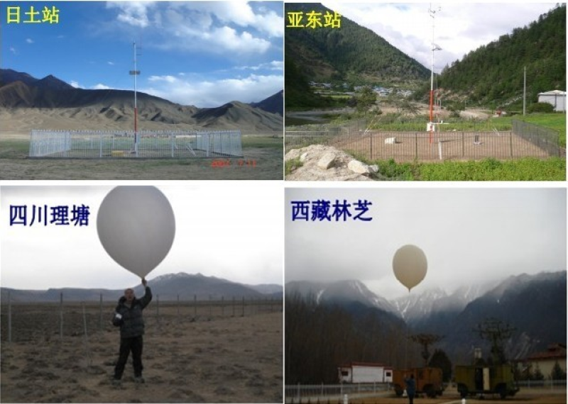 Dataset on atmospheric water cycle changes and the impact in a key area of the Tibetan Plateau under the background of global warming (2008)