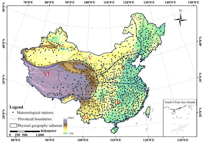 中国近地表日气温数据集（1979-2018）